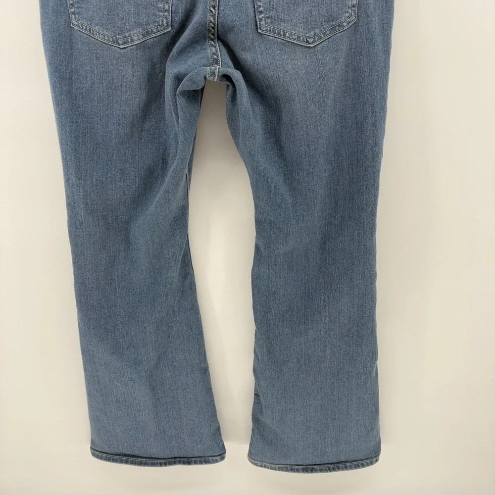 Levi's 726 High Rise Flare Jeans Womens 32x30 Light Blue Stretch